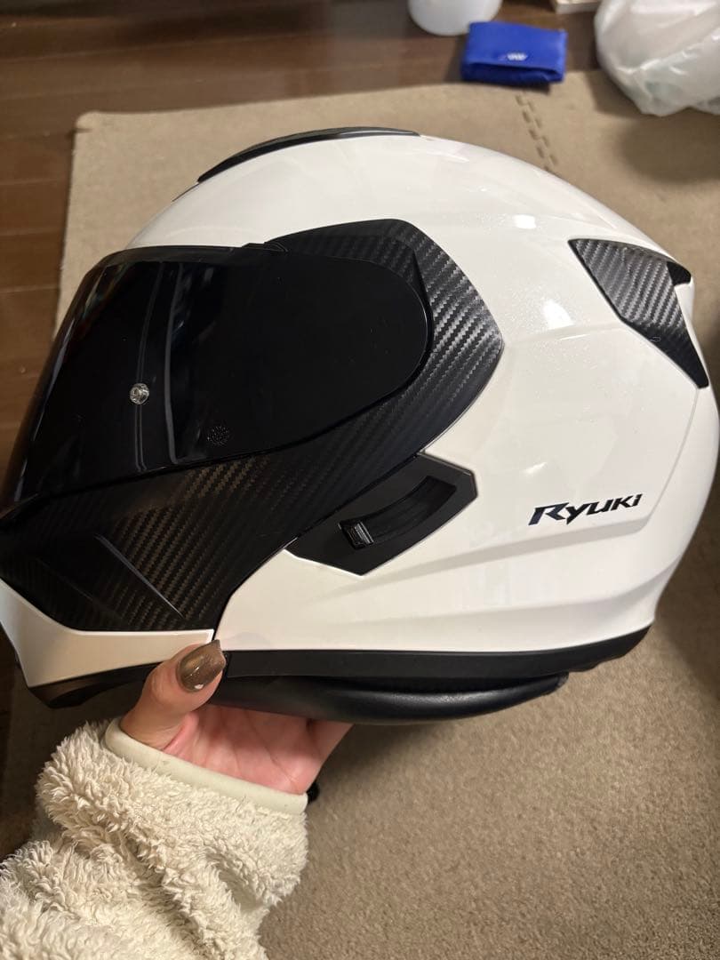 【値下済】カブト RYUKI システムヘルメット　Lサイズ曇り止めピンロック有