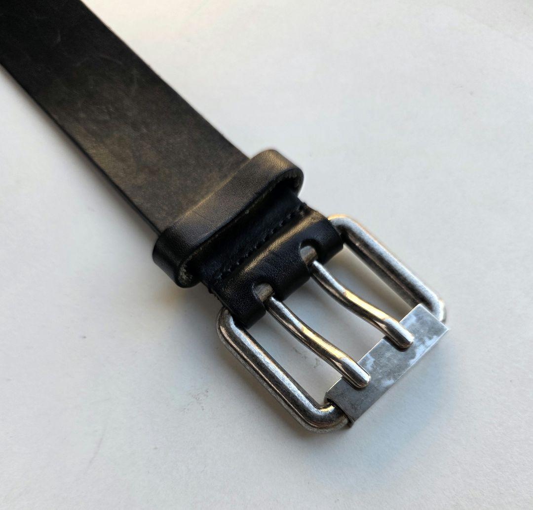 SAINT LAURENT　レザーベルト　ブラック