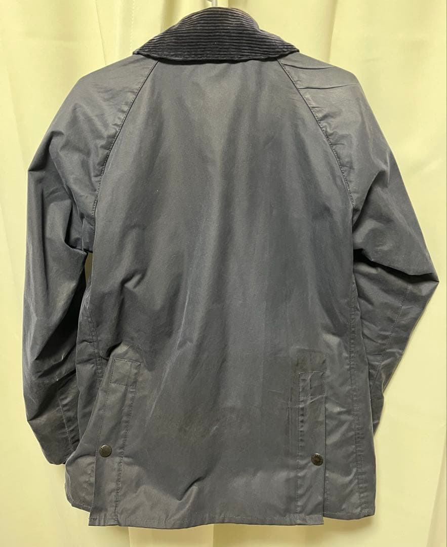 Barbour BEDALE SL WAXED COTTON ネイビー 34