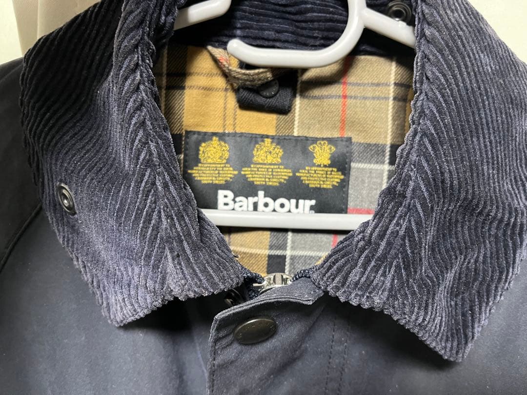 Barbour BEDALE SL WAXED COTTON ネイビー 34