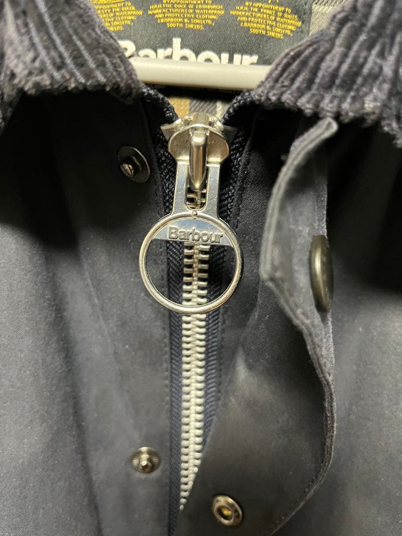 Barbour BEDALE SL WAXED COTTON ネイビー 34