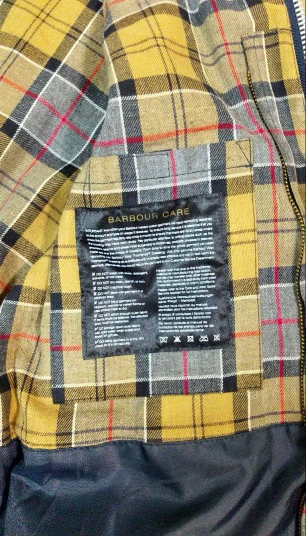 Barbour BEDALE SL WAXED COTTON ネイビー 34