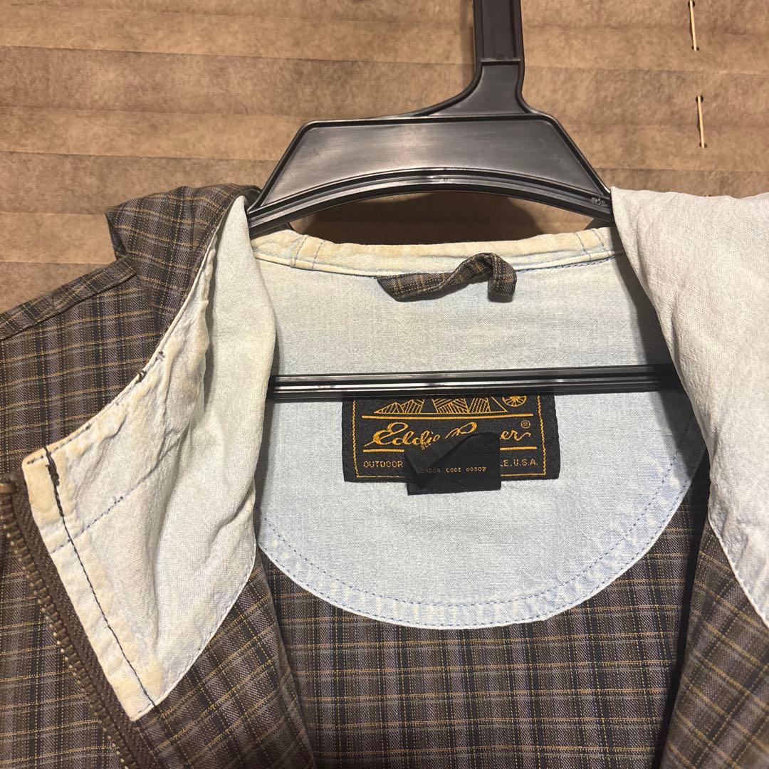 80s Eddie Bauer プルオーバー コットン アノラック パーカー