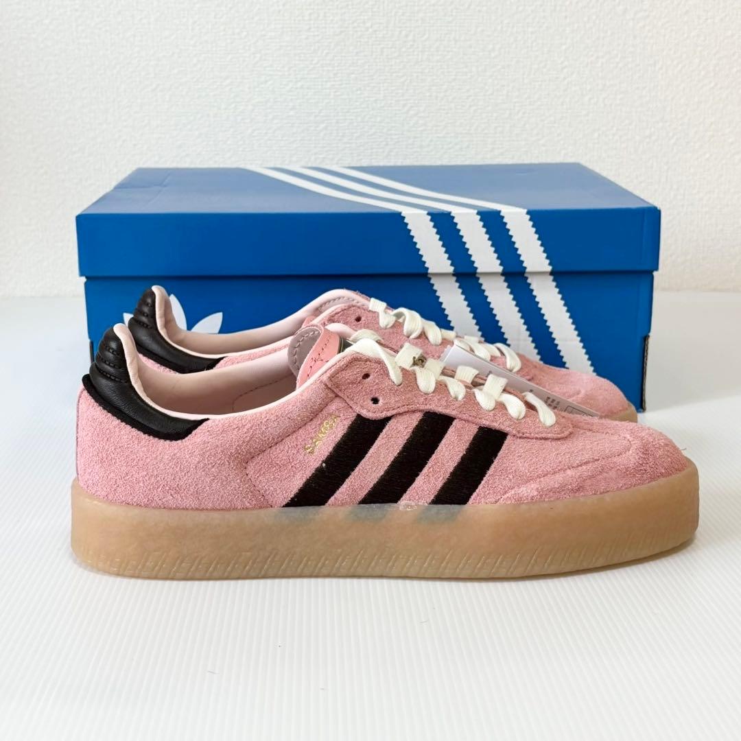 新品未使用　adidas アディダス　サンバ　SAMBAE 24.5cm ピンク