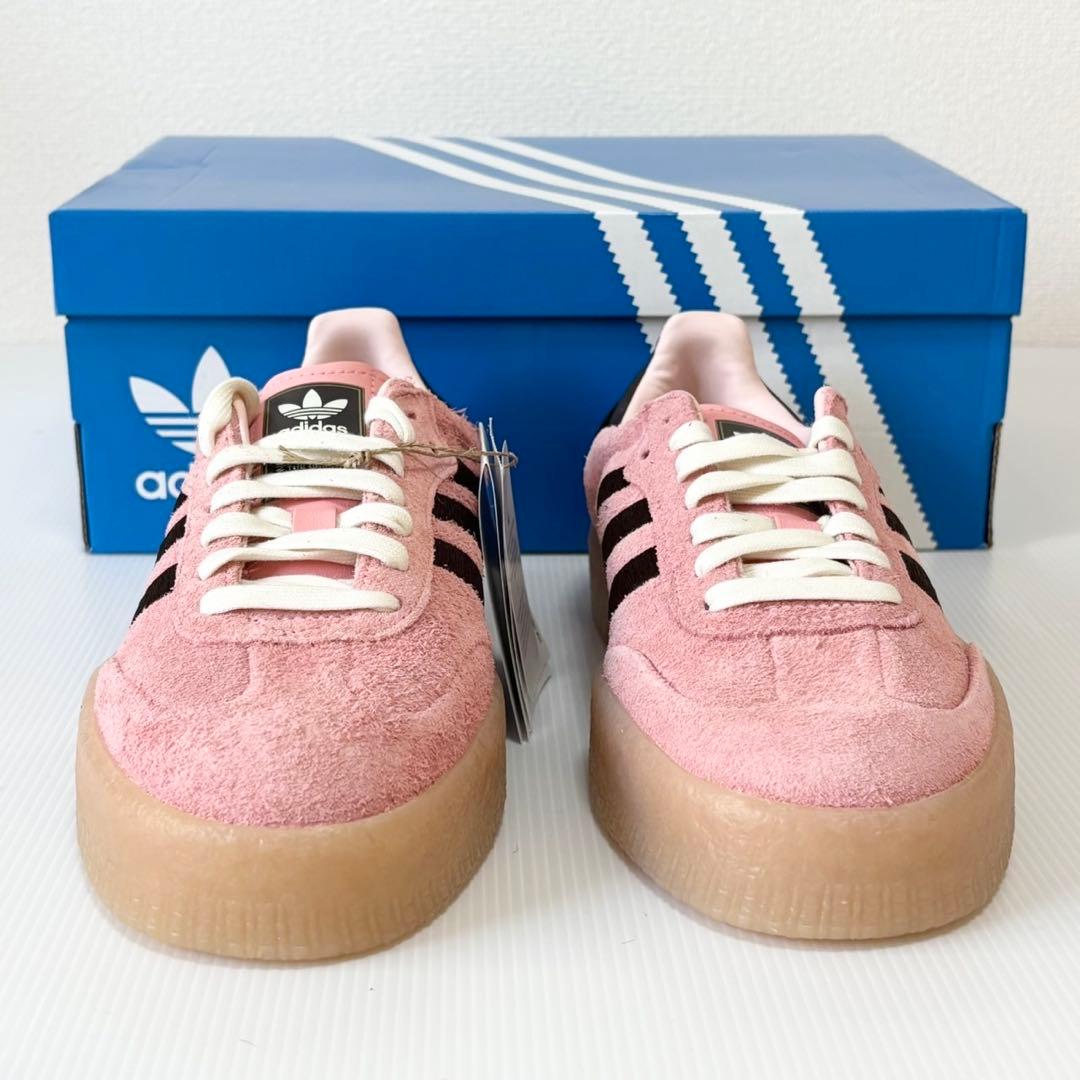 新品未使用　adidas アディダス　サンバ　SAMBAE 24.5cm ピンク