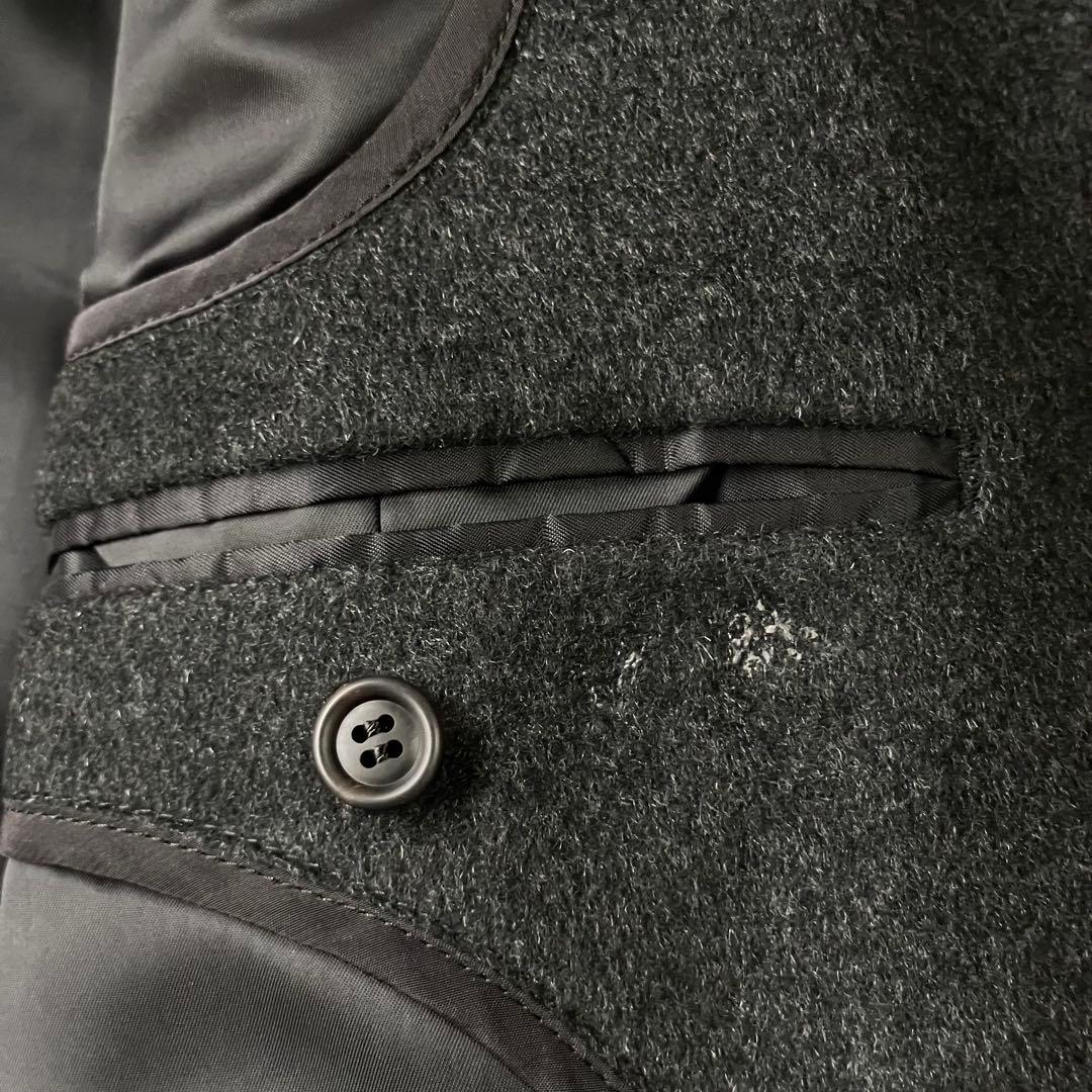 美品✨イヴサンローラン　ステンカラーコート　ロングコート　シルク100% M