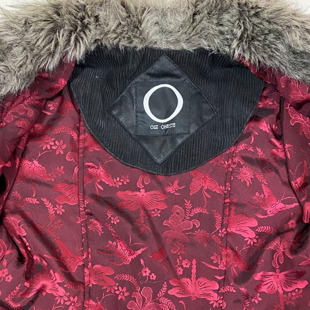 ozzon ozzONESTE 中綿ファーコート　croce