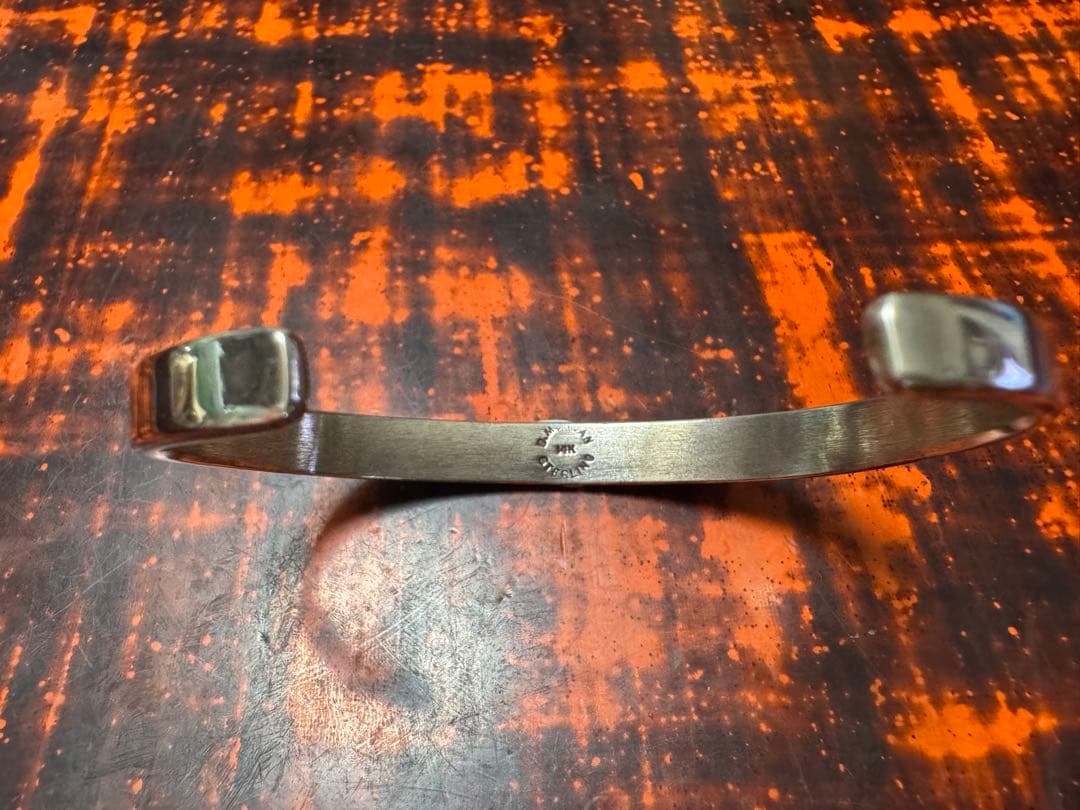 超美品 ブルースモーガン バングル 14K ナバホ族 インディアンジュエリー