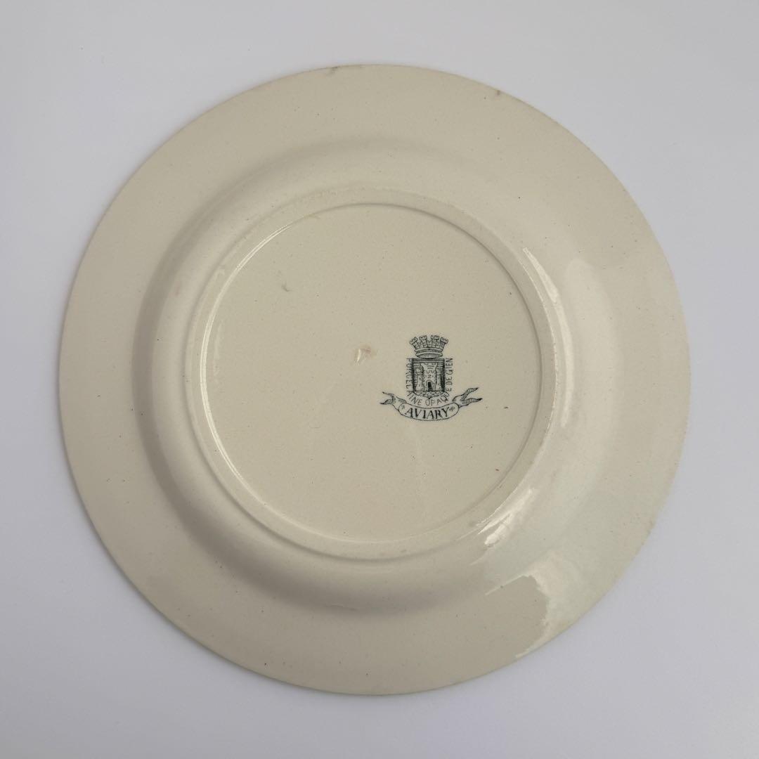 フランスアンティーク　Gien AVIARY ディナープレート