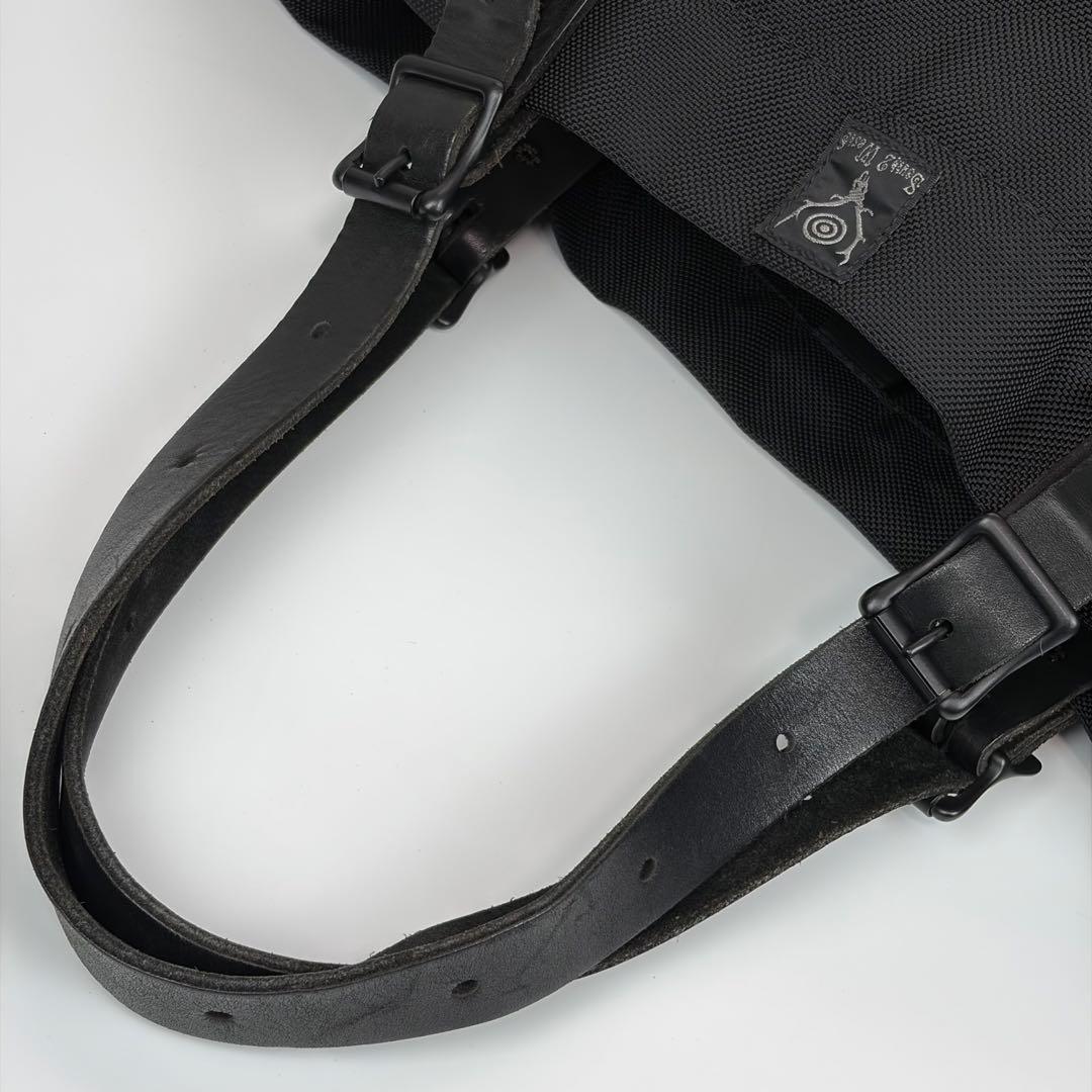 美品✨South2 West8 バリスティックナイロン 肩掛け トートバッグ 黒