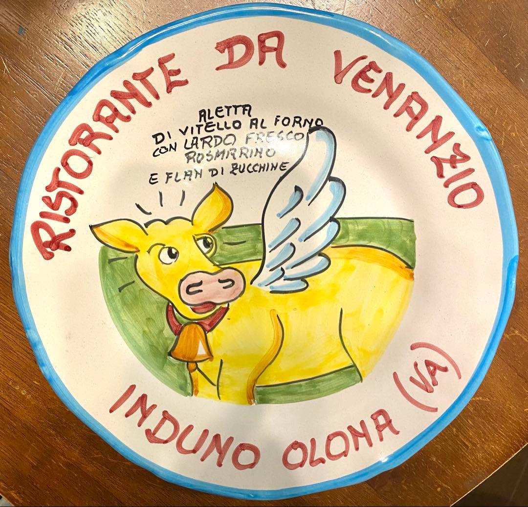 ブオンリコルド　イタリア製絵皿　2005 Induno Olona