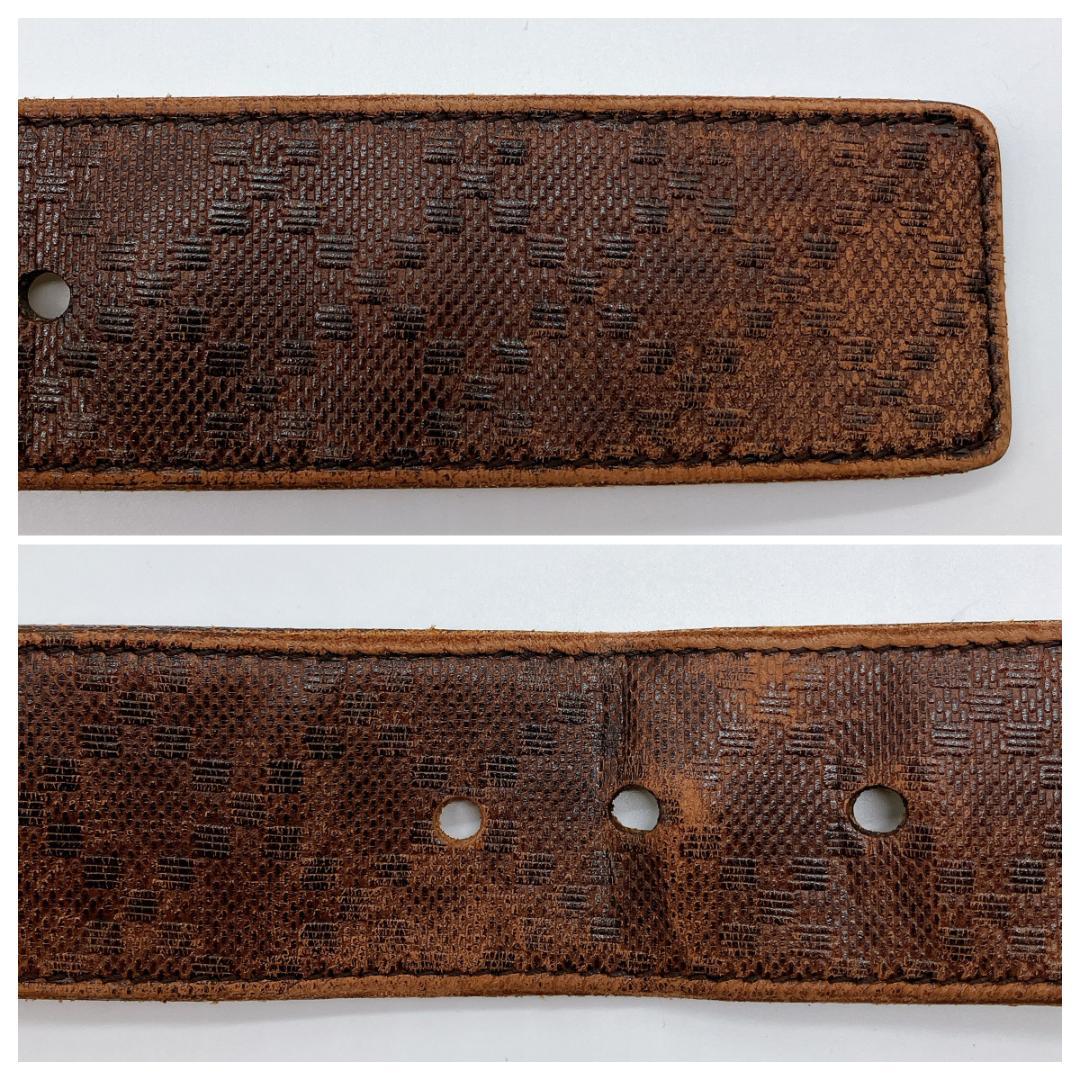 GUCCI 268237 レザー シルバー金具 ベルト 表記サイズ100・40
