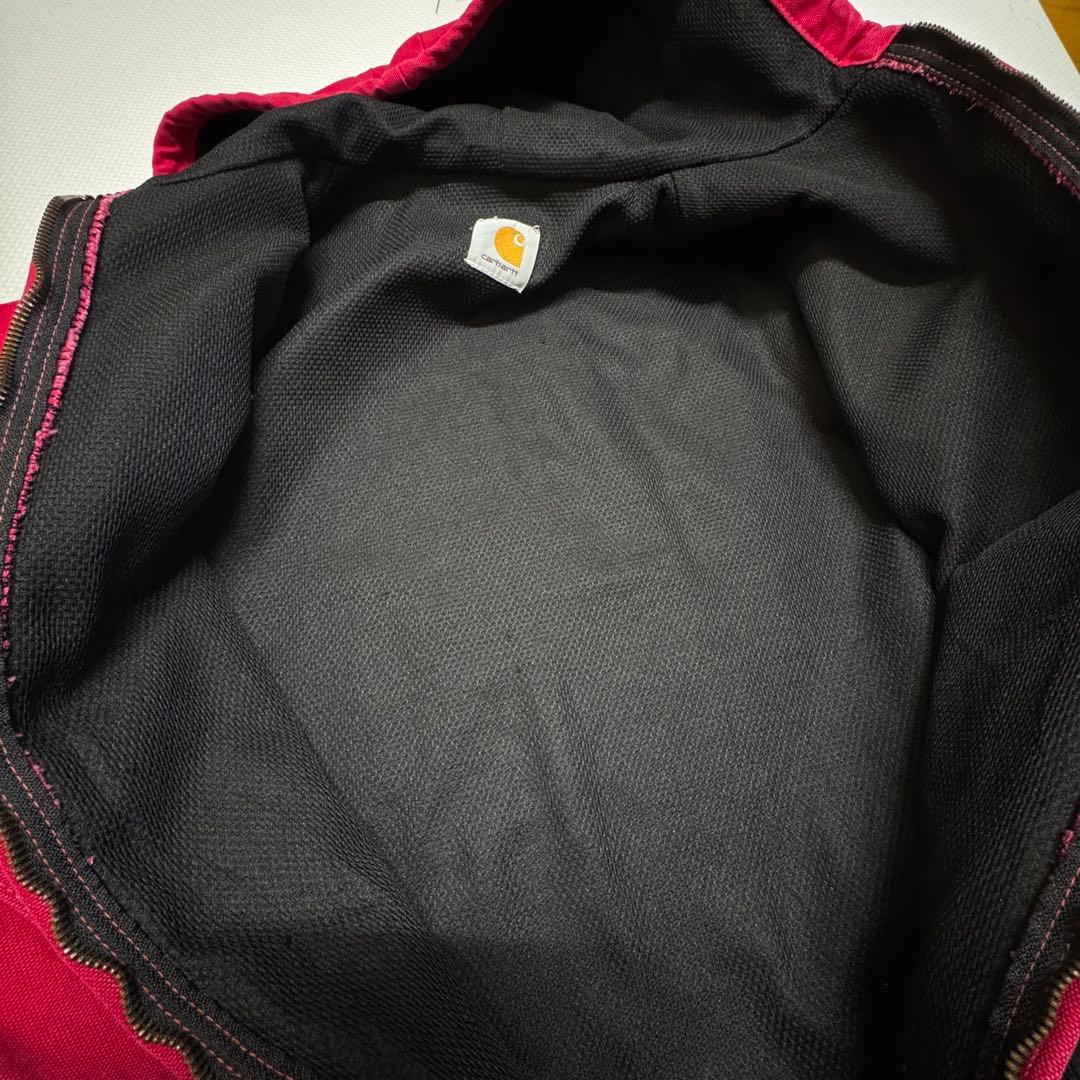 carhartt アクティブジャケット　M カーハート　赤　レッド　パーカー