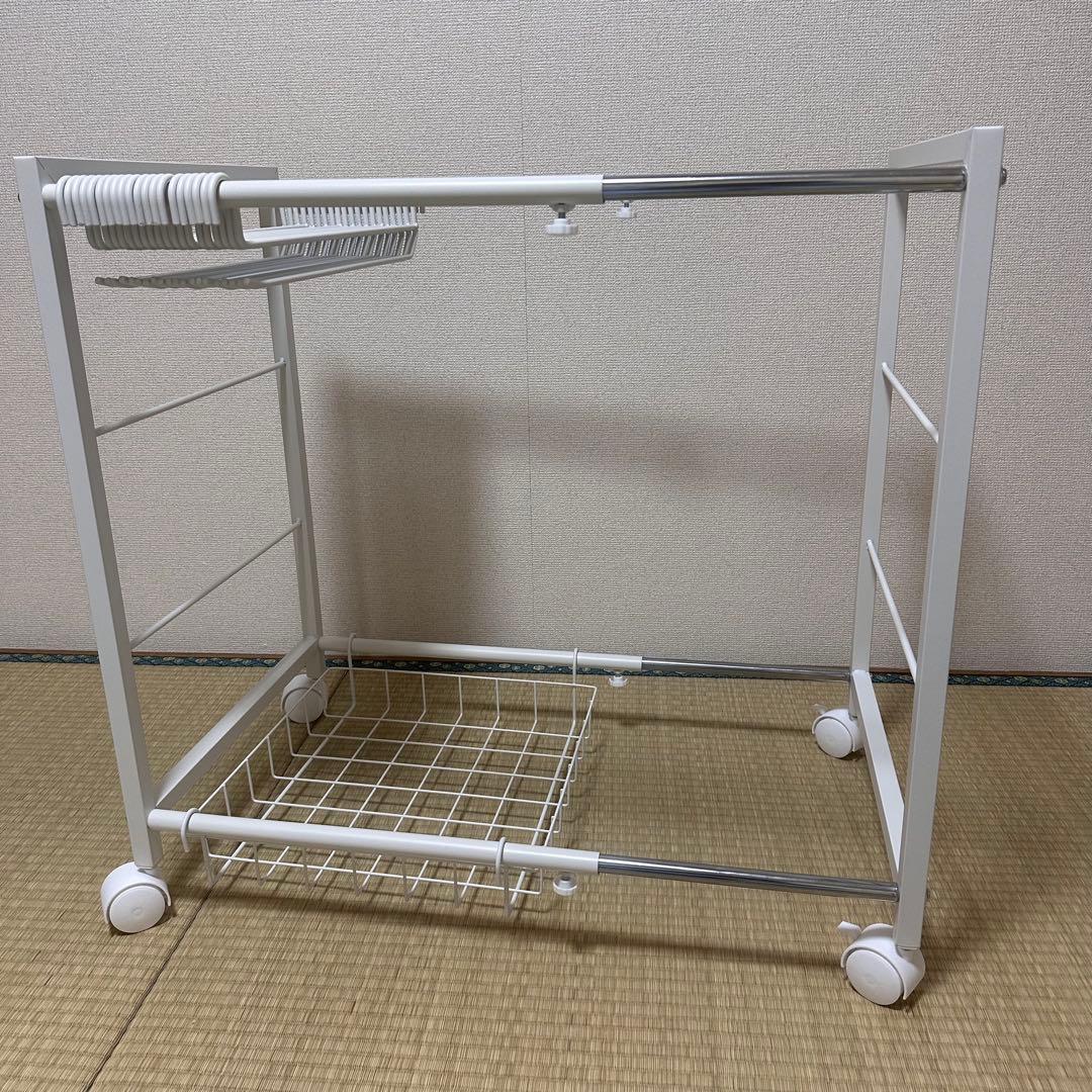 伸縮式スラックスハンガー 20本掛け