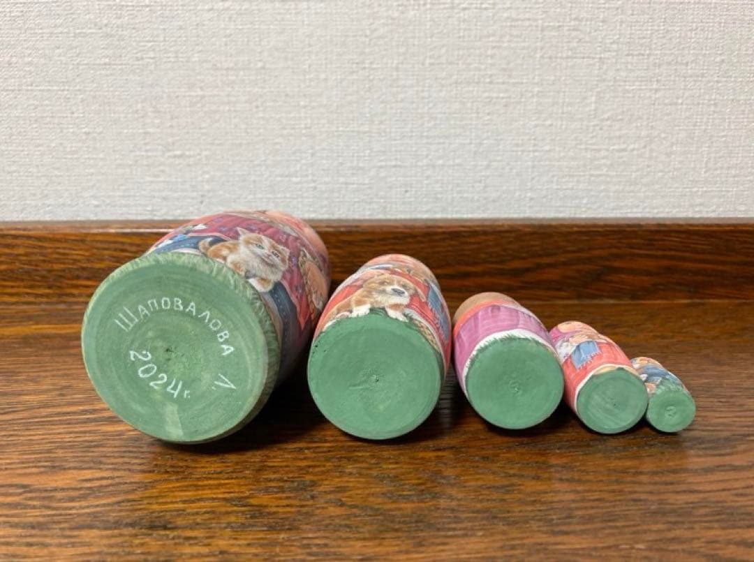 雑貨☆民族衣装マトリョーシカ5Pウサギ エレナ新作