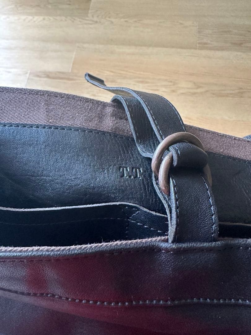 T.T LOT.004 NEWSBOY BAG HORSE レザー 美品