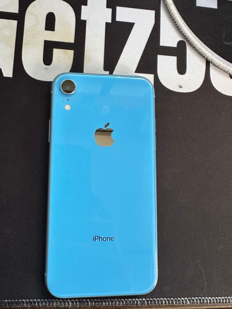 【美品】iPhone XR 128GB ブルー SIMフリー 本体 初期化済み