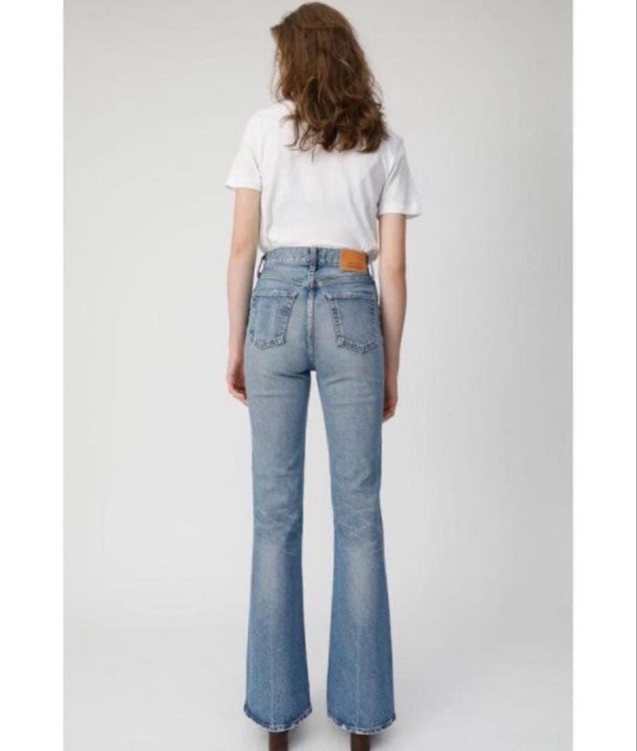 美品 MOUSSY MVS FLARE(L) ロング 23インチ フレアデニム