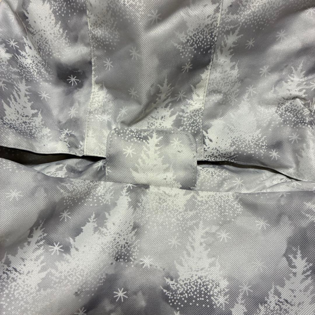 COSBY スキーウエア サイズ調整 上下セット 女の子 グレー120cm