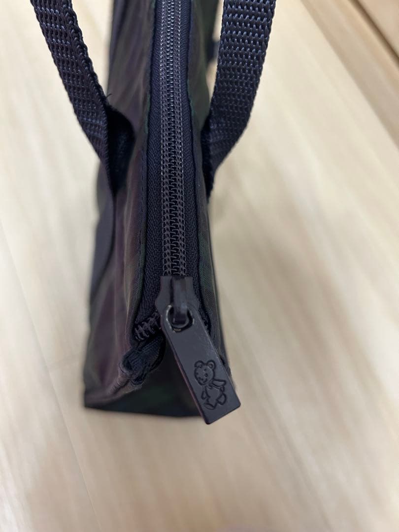 【美品】ファミリア ブラックウォッチ レッスンバッグ