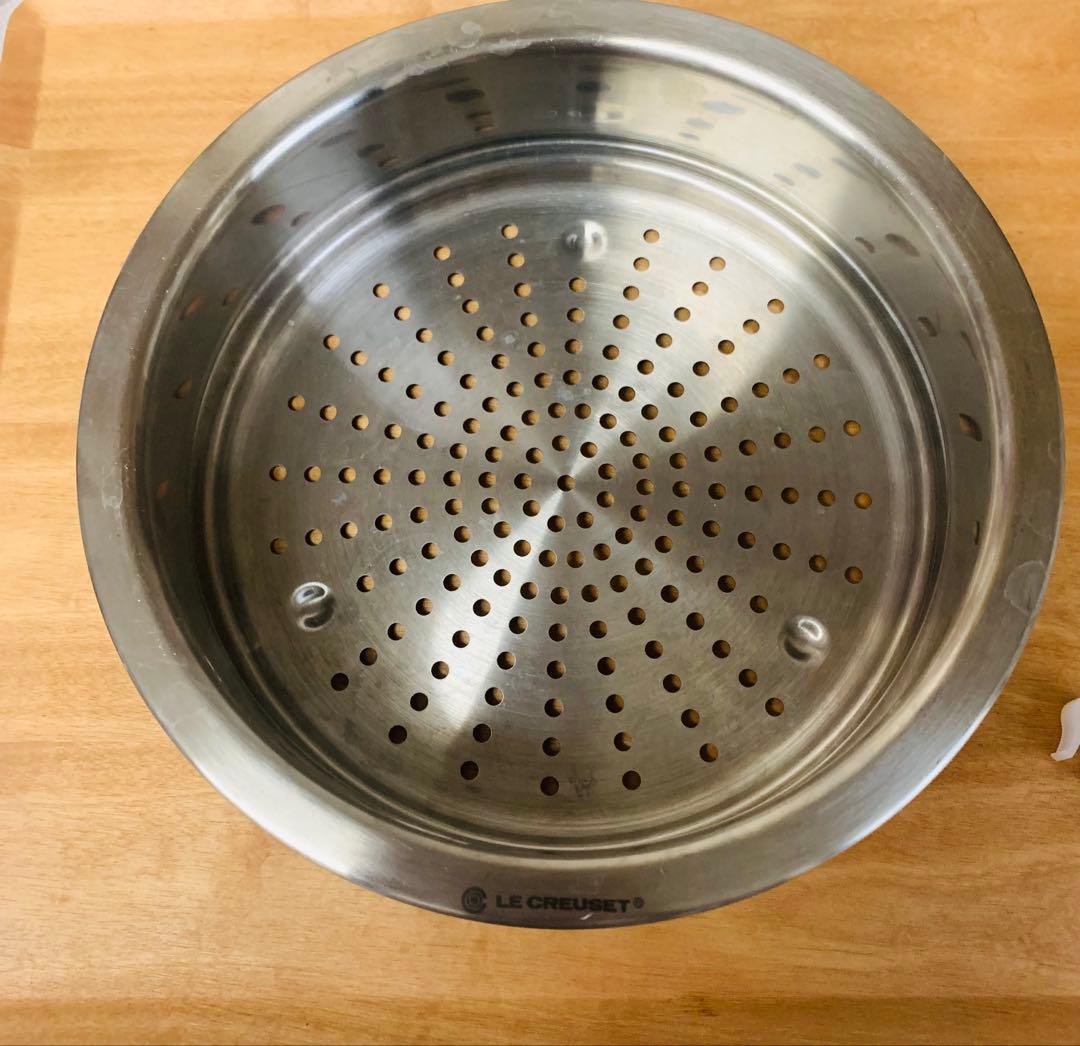 【値下げしました❣️】Le Creuset 両手鍋 20cm➕スチーマー