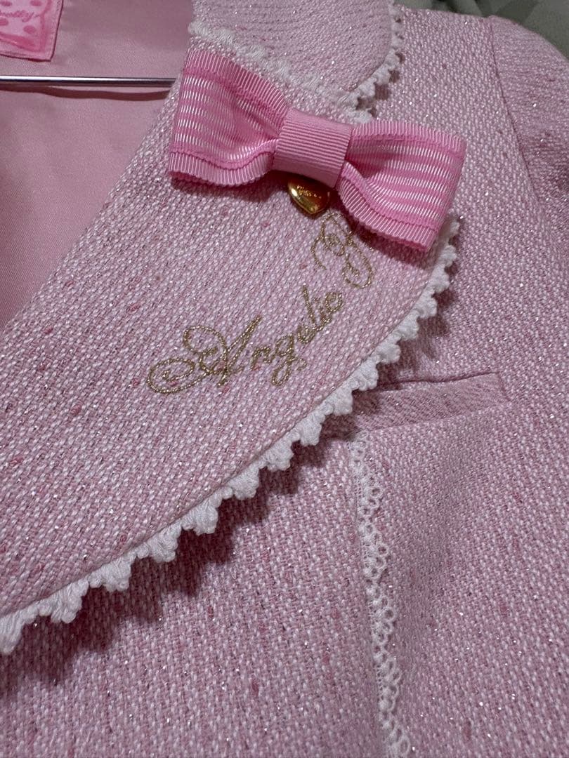 ね*❌様 AngelicPrettyおめかしDollジャケット&スカート(ピンク