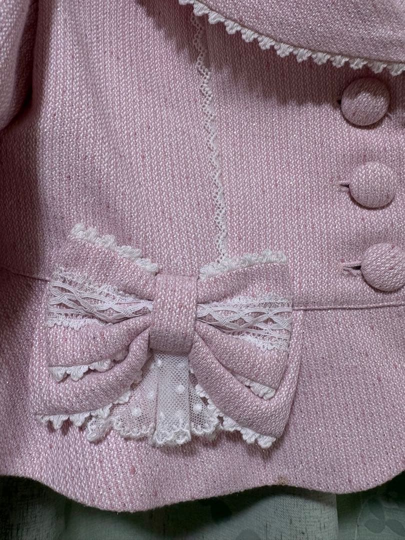 ね*❌様 AngelicPrettyおめかしDollジャケット&スカート(ピンク