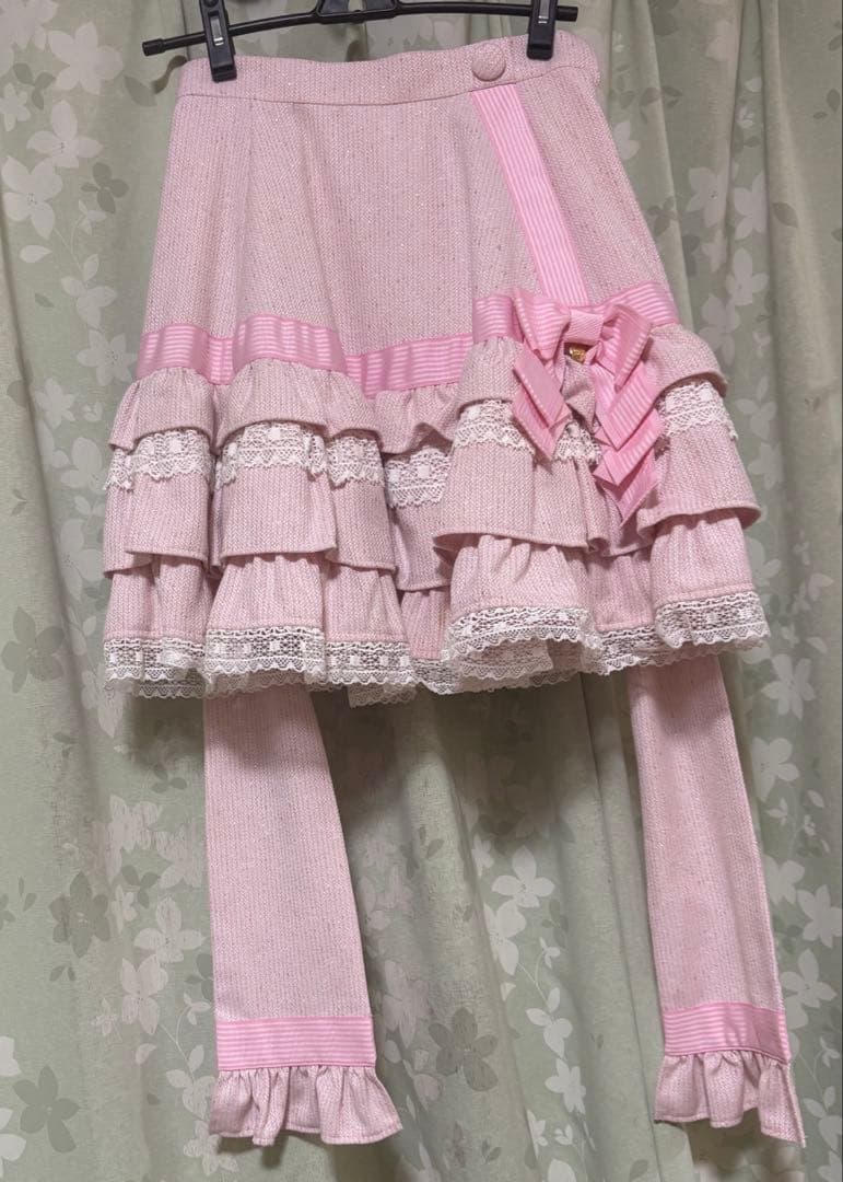 ね*❌様 AngelicPrettyおめかしDollジャケット&スカート(ピンク