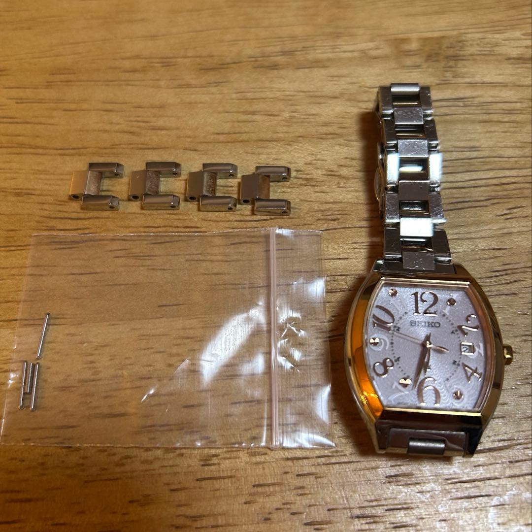 【美品】セイコー ルキア SSVW048 レディース 腕時計 SEIKO トノー