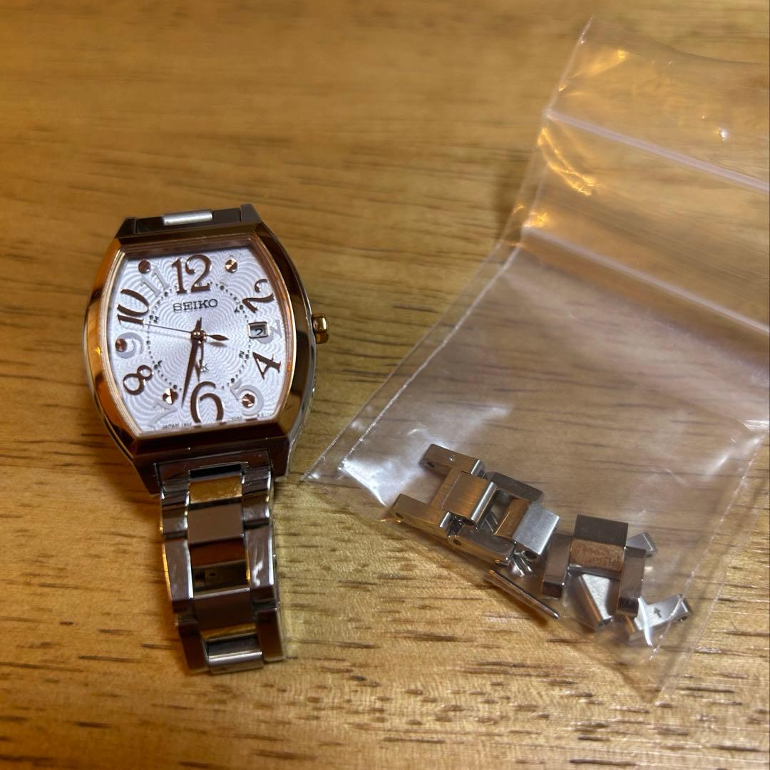 【美品】セイコー ルキア SSVW048 レディース 腕時計 SEIKO トノー