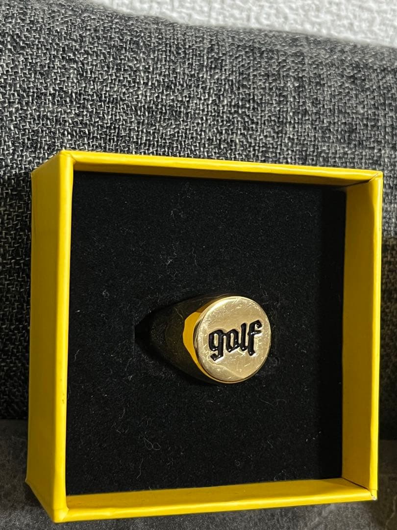 【美品】golf wang ロゴ入りリング