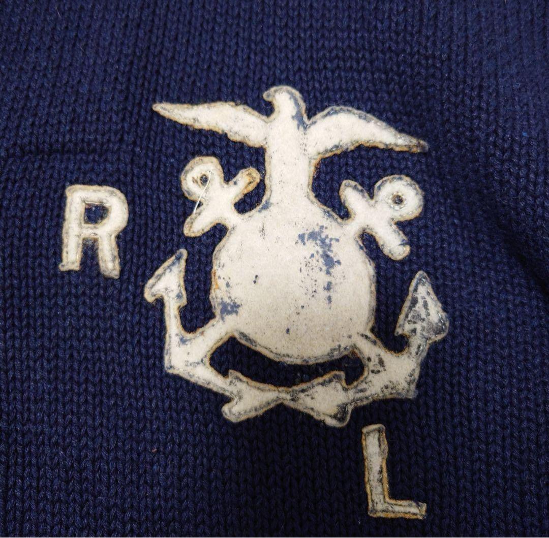 Polo by Ralph Lauren　ニットカーディガン　ネイビー