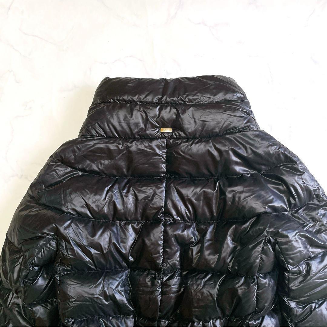 美品 ヘルノ ダウンジャケットコート グースダウン フェザー 40 L
