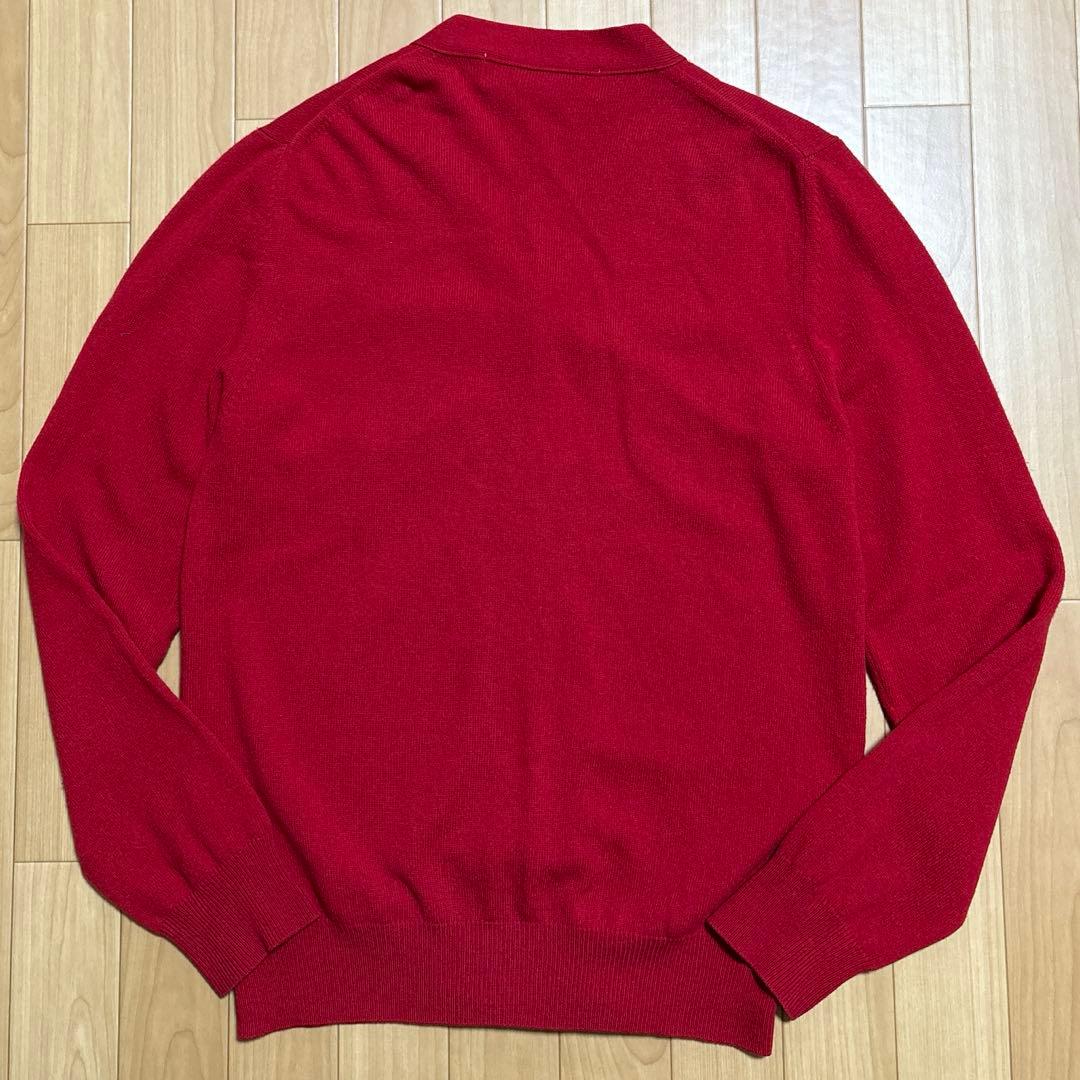 【美品】コムデギャルソン レッド カーディガン 赤 サイズM