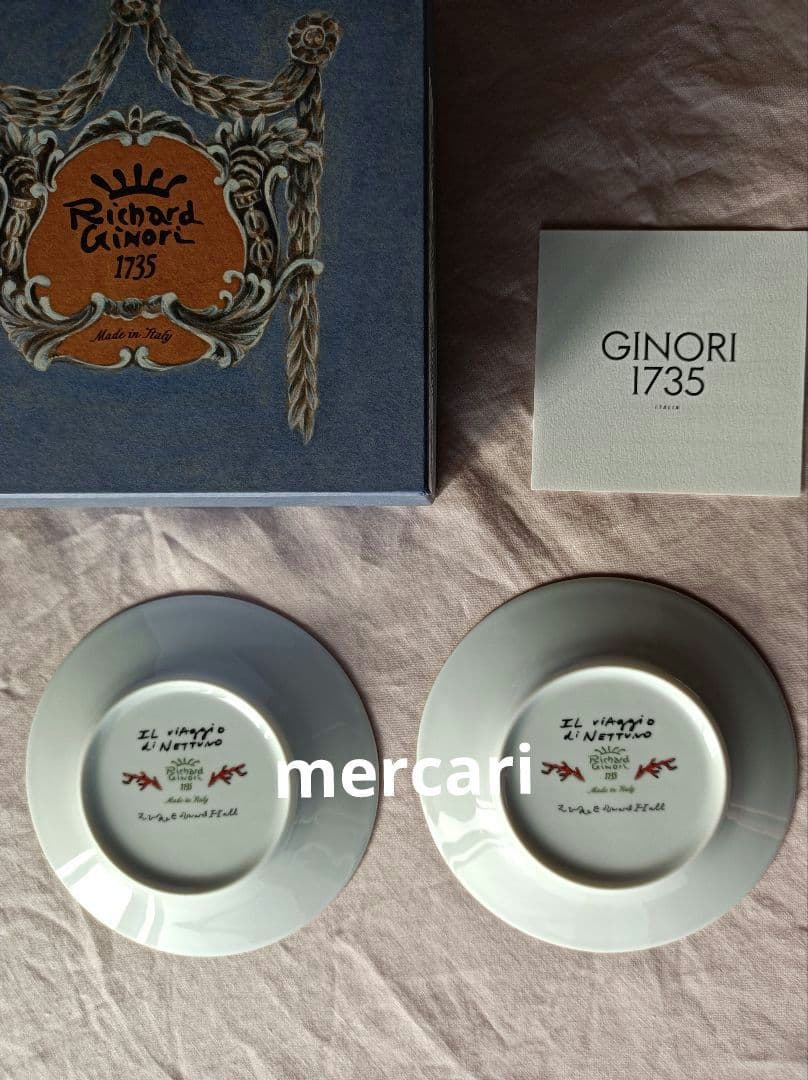 Luke Edward Hall ルークエドワード・ホール ネプチューン 皿2枚