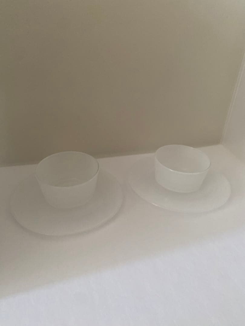 辻和美　乳白色　フリーカップ　2点セット