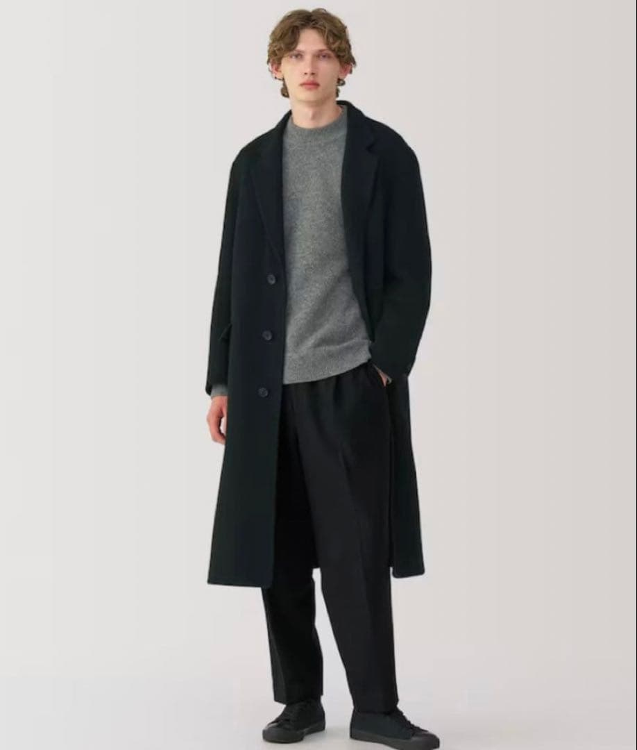 新品未使用✨MUJI Laboカシミヤ混チェスターコート ブラック Mサイズ