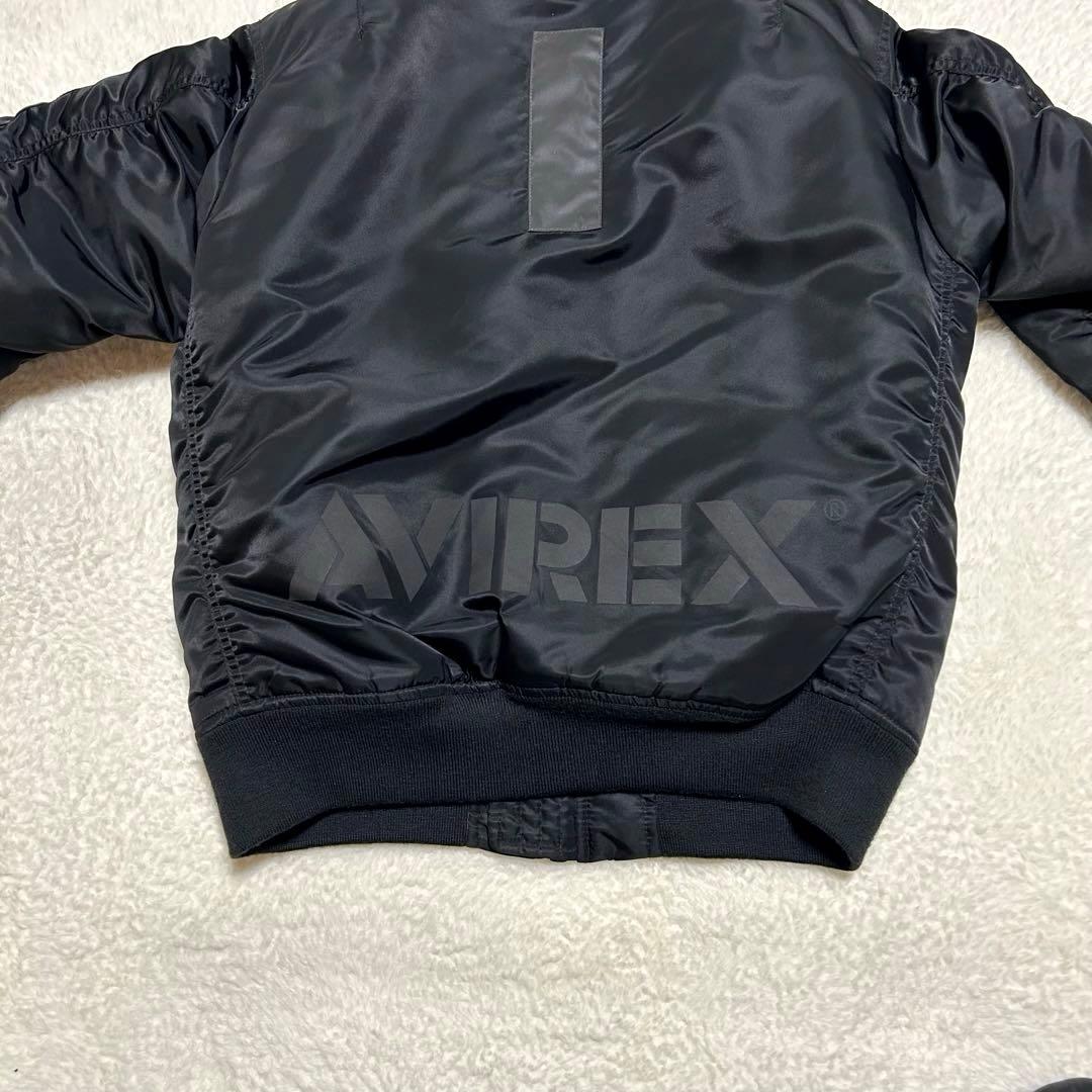 AVIREX MJ-101リバイバル MA-1 フライトジャケット レア 黒 L