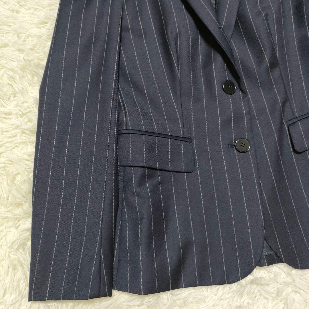 【美品】 ラルフローレン　パンツスーツ　セットアップ　紺　ストライプ　サイズ4
