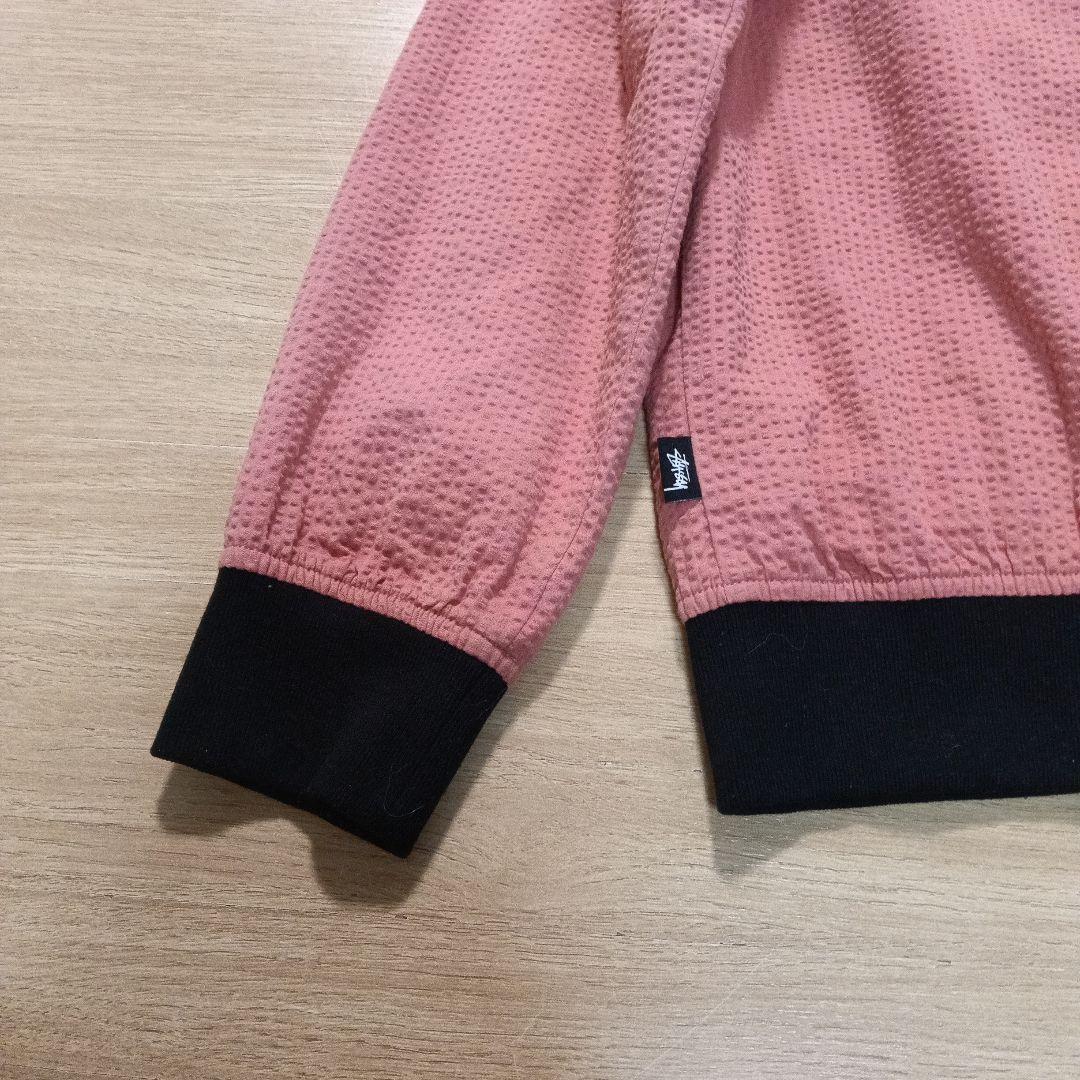 Stussy ピンク ジップアップジャケット