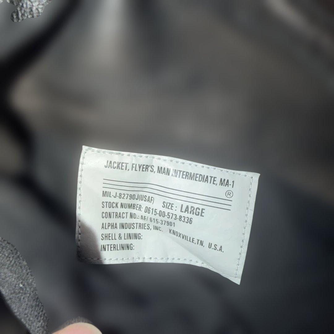 【値下】ALPHA INDUSTRIES MA-1 L シープスキン