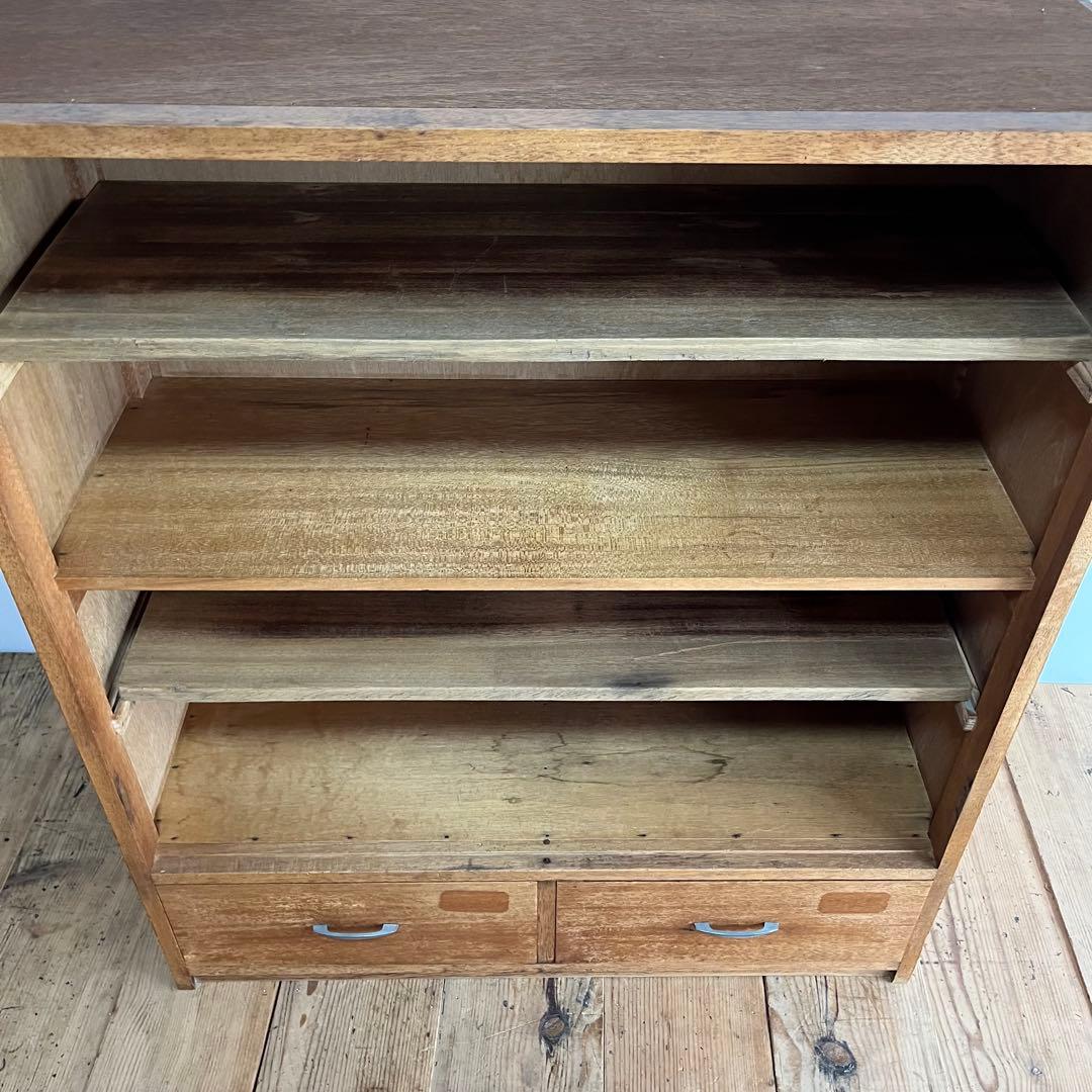 アンティーク オープンラック チェスト 棚 本棚 食器棚 レトロ