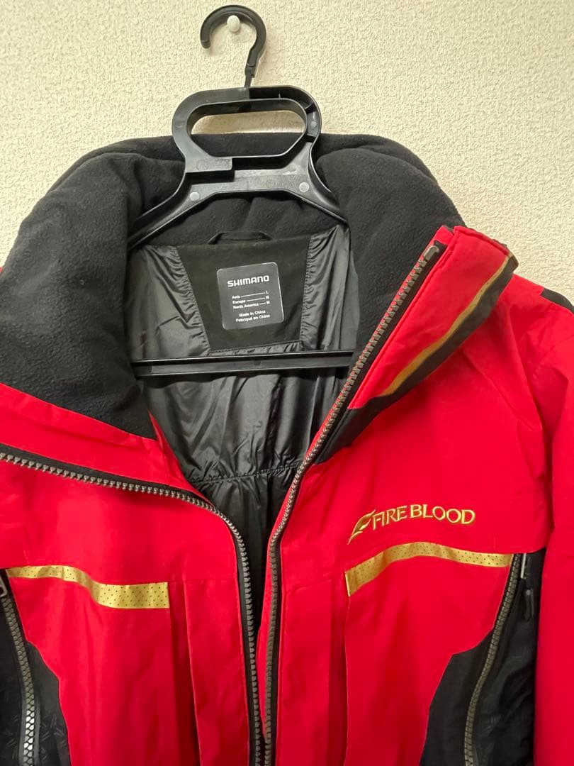 シマノリミテッドプロゴアテックス RT-111V ファイアブラッドLサイズ