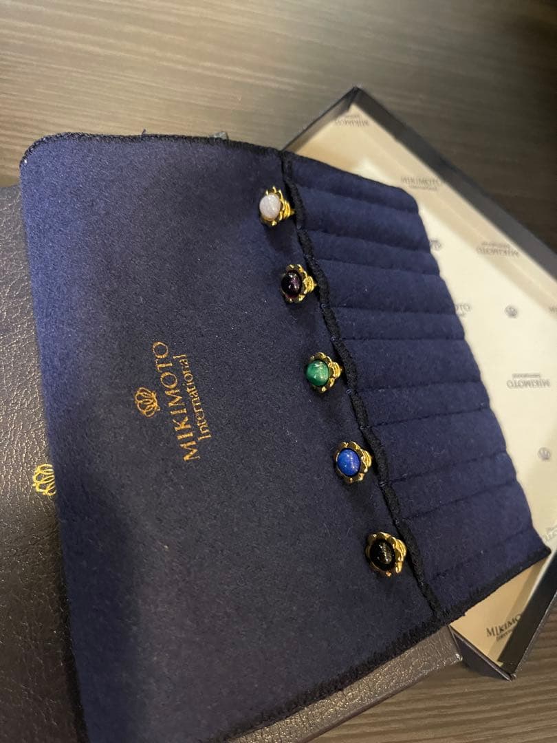 MIKIMOTO 半貴石フルーツピック　5本セット