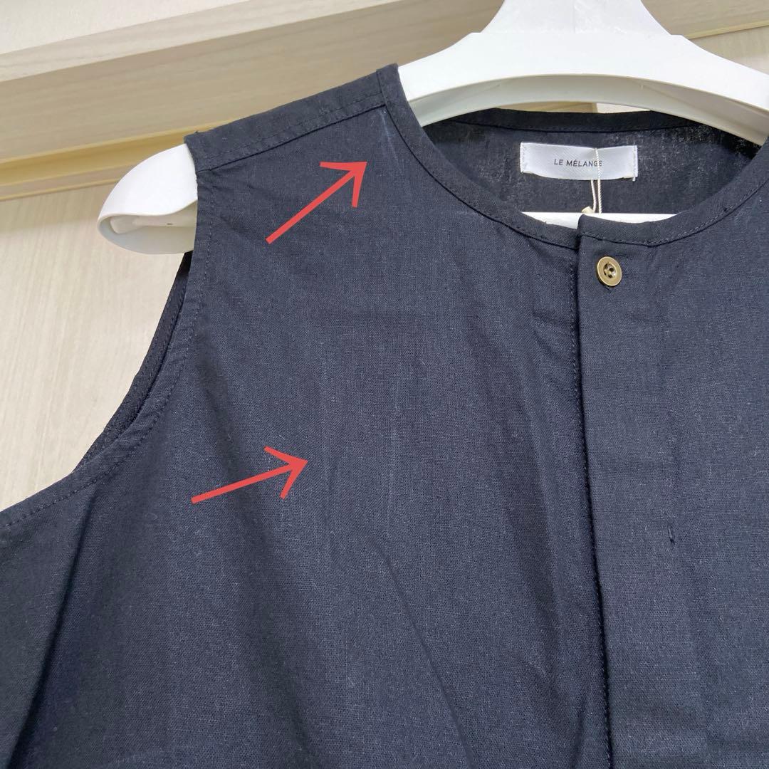 LEMLELANGE ウエストドロスト付きオールインワン ブラック　新品タグ付き