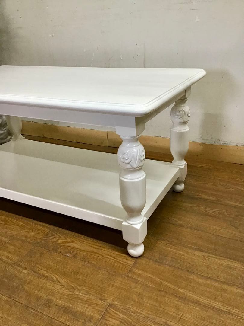 管284☆ヨーロピアンクラシック家具☆姫系☆ロココ調☆センターテーブル
