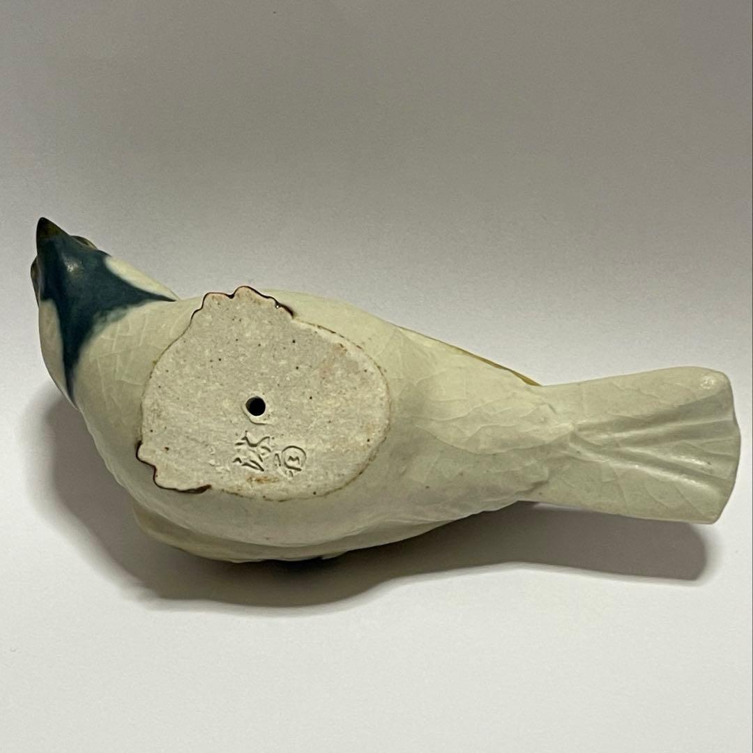 一技庵 林沐雨 群雀 京焼 置物