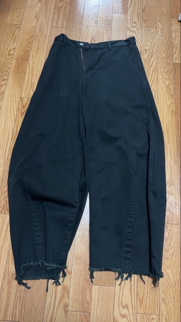 プラージュ balloon tapered パンツ　ブラック　38