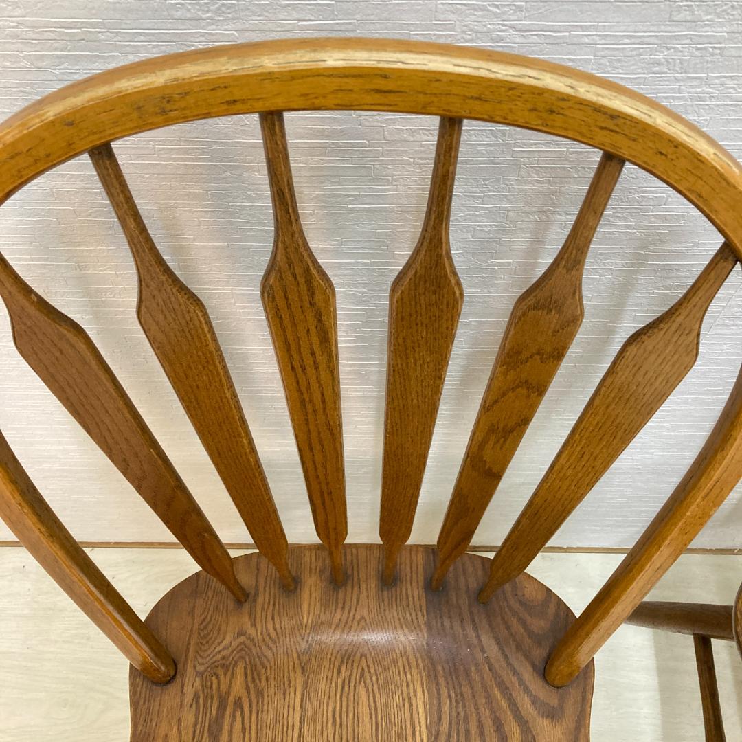 Shin Lee シンリー ダイニングチェア ウィンザー　オーク材　２脚セットA