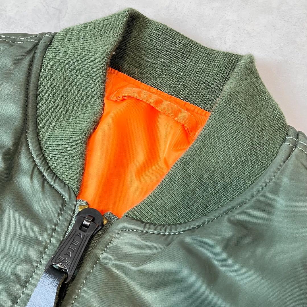 ALPHA INDUSTRIES MA-1 フライトジャケット カーキ M